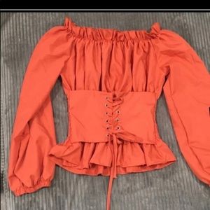 Women’s off the shoulder blouse Sz M